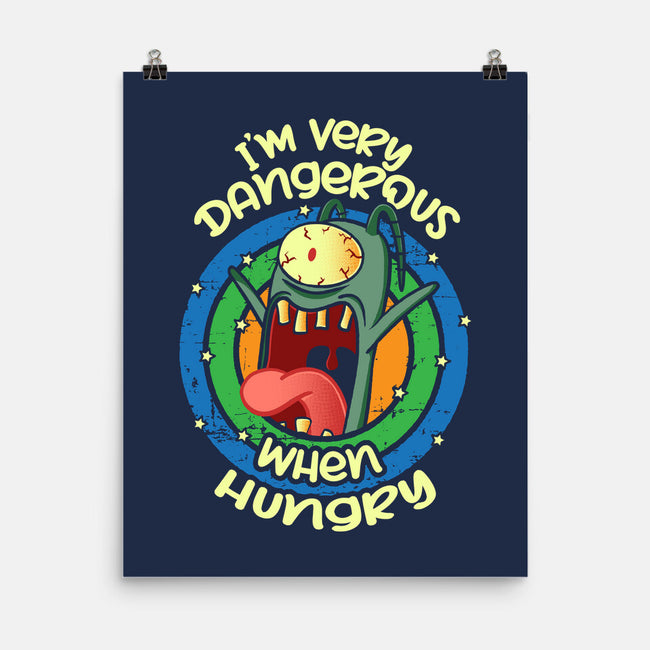 Very Dangerous When Hungry-None-Matte-Poster-turborat14