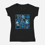 The Blue Bunch-Womens-V-Neck-Tee-momma_gorilla