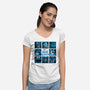 The Blue Bunch-Womens-V-Neck-Tee-momma_gorilla