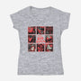 The Red Bunch-Womens-V-Neck-Tee-momma_gorilla