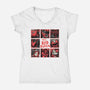The Red Bunch-Womens-V-Neck-Tee-momma_gorilla