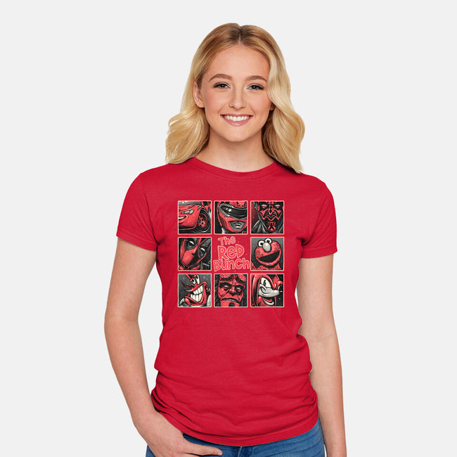 The Red Bunch-Womens-Fitted-Tee-momma_gorilla