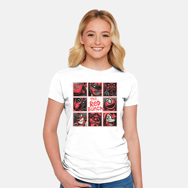 The Red Bunch-Womens-Fitted-Tee-momma_gorilla