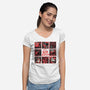 The Red Bunch-Womens-V-Neck-Tee-momma_gorilla