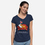 Multitasker-Womens-V-Neck-Tee-imisko