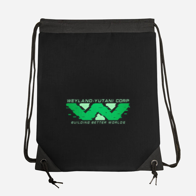 WYC Glitch-None-Drawstring-Bag-Getsousa!