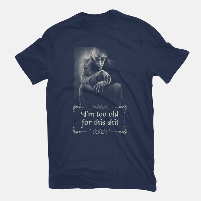 Nosferatu Is Too Old-Womens-Fitted-Tee-zascanauta