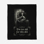 Nosferatu Is Too Old-None-Fleece-Blanket-zascanauta