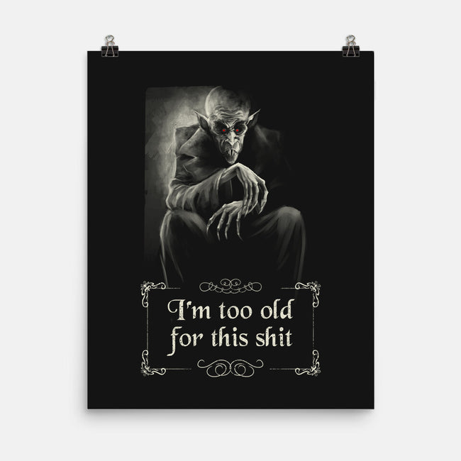 Nosferatu Is Too Old-None-Matte-Poster-zascanauta