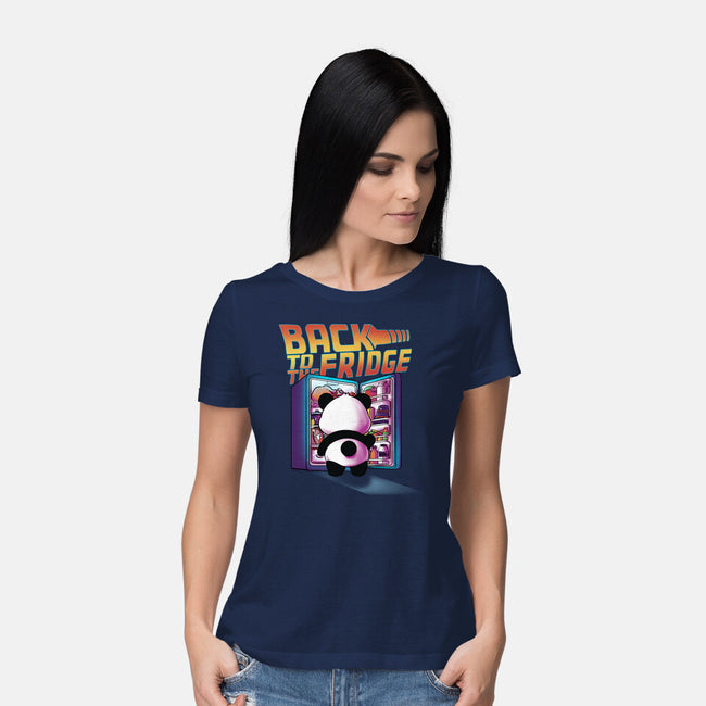 Back To The Fridge-Womens-Basic-Tee-fanfabio