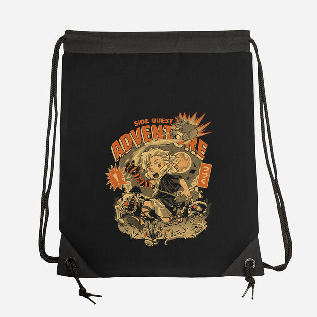 Side Quest Adventure-None-Drawstring-Bag-Estudio Horta
