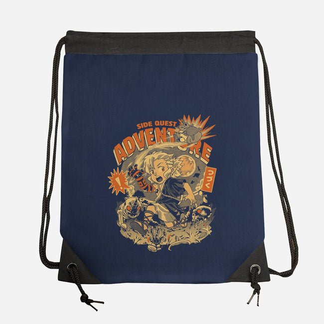 Side Quest Adventure-None-Drawstring-Bag-Estudio Horta