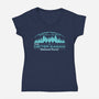 Visit Dieter Eagan National Forest-Womens-V-Neck-Tee-sachpica