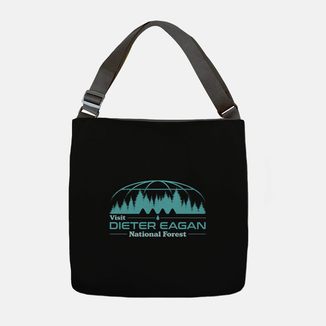 Visit Dieter Eagan National Forest-None-Adjustable Tote-Bag-sachpica