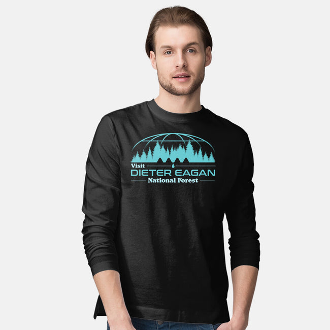Visit Dieter Eagan National Forest-Mens-Long Sleeved-Tee-sachpica