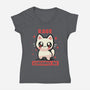 Rage Consumes Me-Womens-V-Neck-Tee-TechraNova