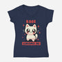 Rage Consumes Me-Womens-V-Neck-Tee-TechraNova