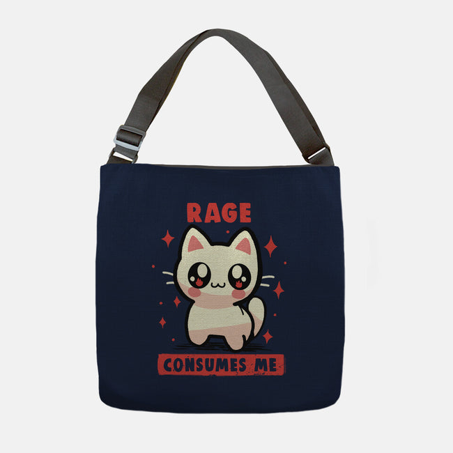 Rage Consumes Me-None-Adjustable Tote-Bag-TechraNova