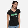 Wizomaniac-Womens-V-Neck-Tee-palmstreet