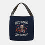 Hate Humans Love Demons-None-Adjustable Tote-Bag-Vallina84