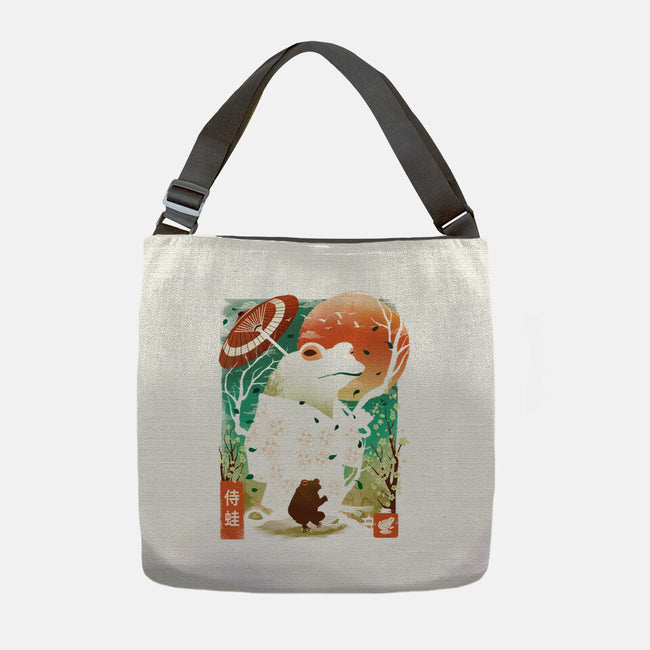 Frog Garden-None-Adjustable Tote-Bag-dandingeroz