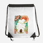 Frog Garden-None-Drawstring-Bag-dandingeroz