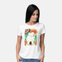 Frog Garden-Womens-Basic-Tee-dandingeroz