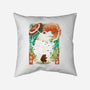 Frog Garden-None-Removable Cover w Insert-Throw Pillow-dandingeroz