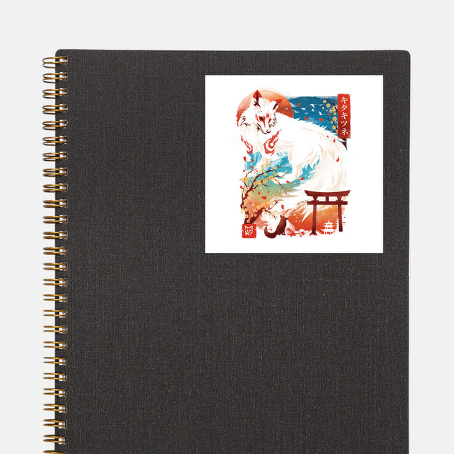 Kitsune Spirit-None-Glossy-Sticker-dandingeroz