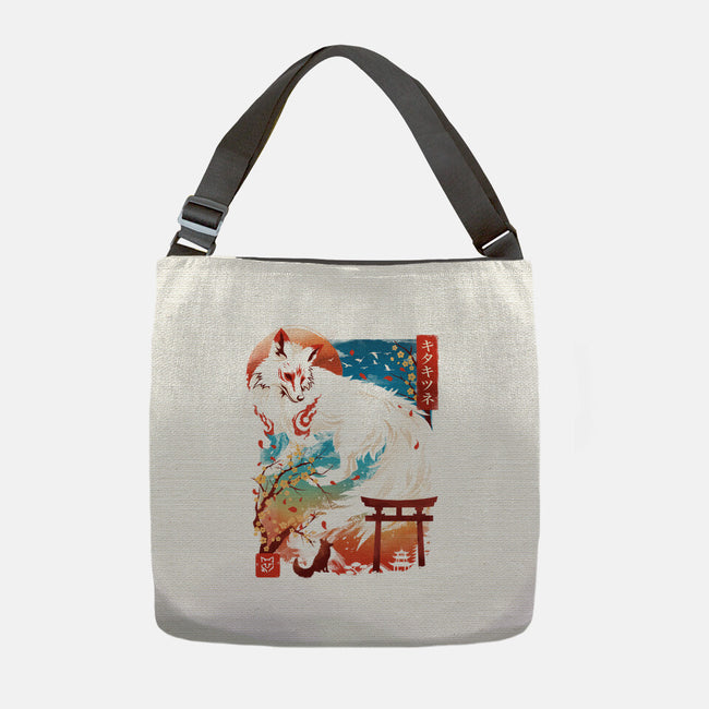Kitsune Spirit-None-Adjustable Tote-Bag-dandingeroz