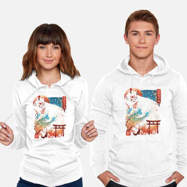 Kitsune Spirit-Unisex-Pullover-Sweatshirt-dandingeroz