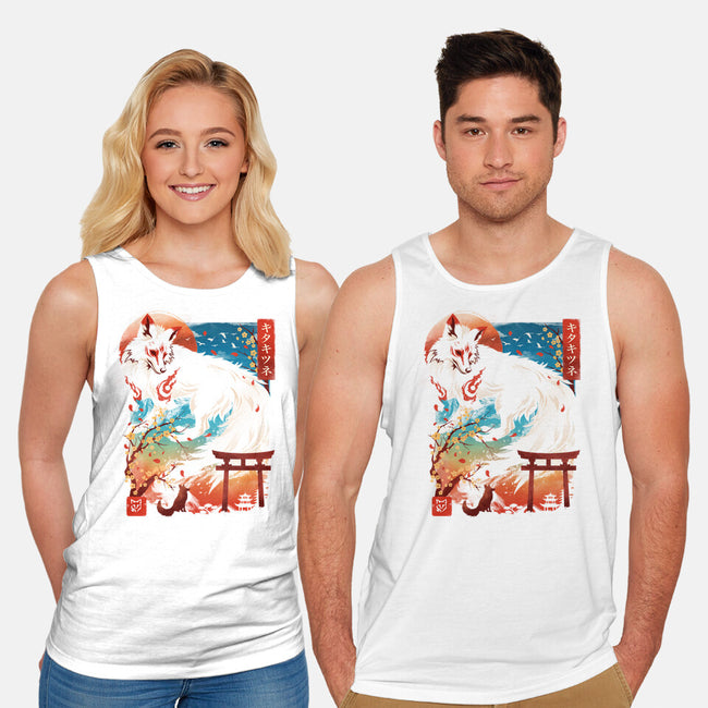 Kitsune Spirit-Unisex-Basic-Tank-dandingeroz
