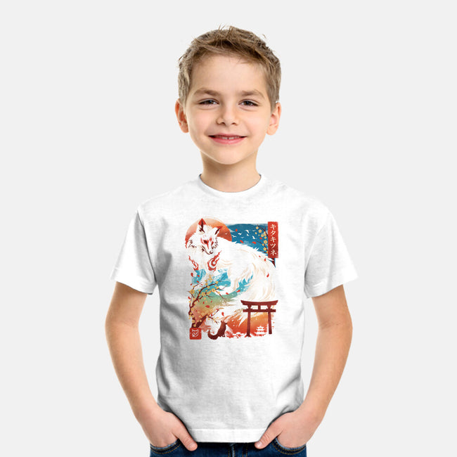 Kitsune Spirit-Youth-Basic-Tee-dandingeroz