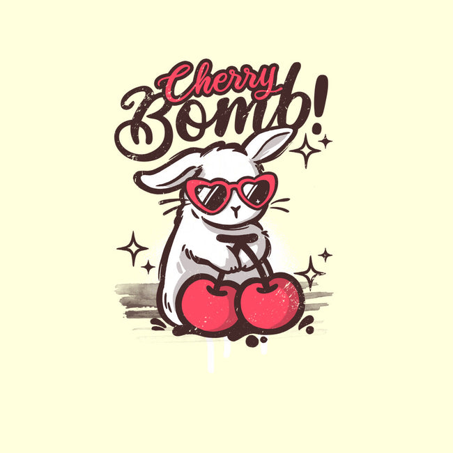 Cherry Bomb Bunny-None-Fleece-Blanket-NemiMakeit