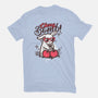 Cherry Bomb Bunny-Womens-Fitted-Tee-NemiMakeit