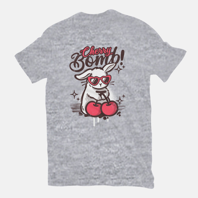 Cherry Bomb Bunny-Youth-Basic-Tee-NemiMakeit
