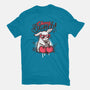 Cherry Bomb Bunny-Mens-Basic-Tee-NemiMakeit