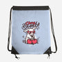 Cherry Bomb Bunny-None-Drawstring-Bag-NemiMakeit