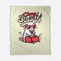 Cherry Bomb Bunny-None-Fleece-Blanket-NemiMakeit