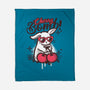 Cherry Bomb Bunny-None-Fleece-Blanket-NemiMakeit