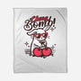 Cherry Bomb Bunny-None-Fleece-Blanket-NemiMakeit
