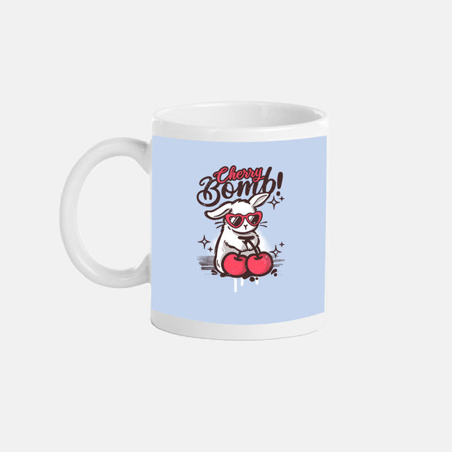 Cherry Bomb Bunny-None-Mug-Drinkware-NemiMakeit