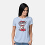 Cherry Bomb Bunny-Womens-Basic-Tee-NemiMakeit