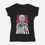 Anxiety-Womens-V-Neck-Tee-estudiofitas