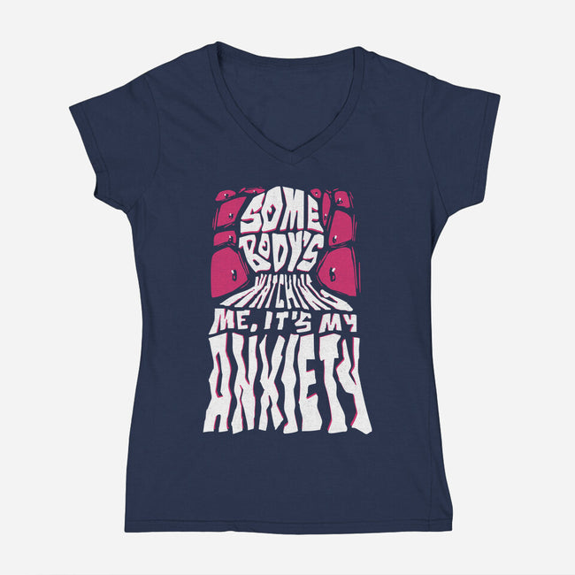 Anxiety-Womens-V-Neck-Tee-estudiofitas