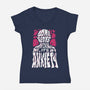 Anxiety-Womens-V-Neck-Tee-estudiofitas