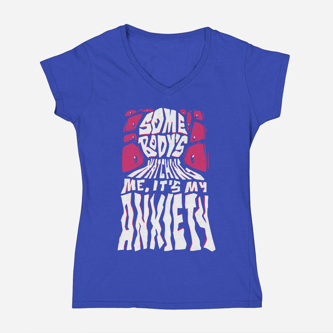 Anxiety-Womens-V-Neck-Tee-estudiofitas