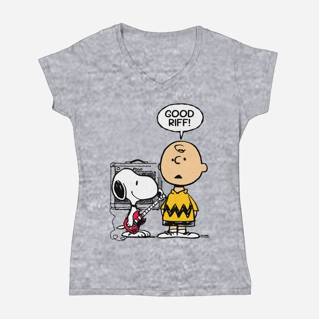Good Riff-Womens-V-Neck-Tee-imisko