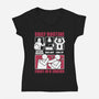 How To Dungeon-Womens-V-Neck-Tee-Studio Mootant
