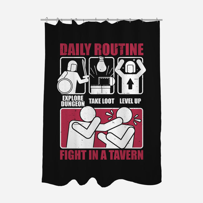 How To Dungeon-None-Polyester-Shower Curtain-Studio Mootant